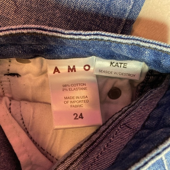 AMO Kate in seaside with destroy blue jeans size 24 - Picture 3 of 10